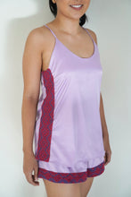Load image into Gallery viewer, Lilac sleeveless shorts set