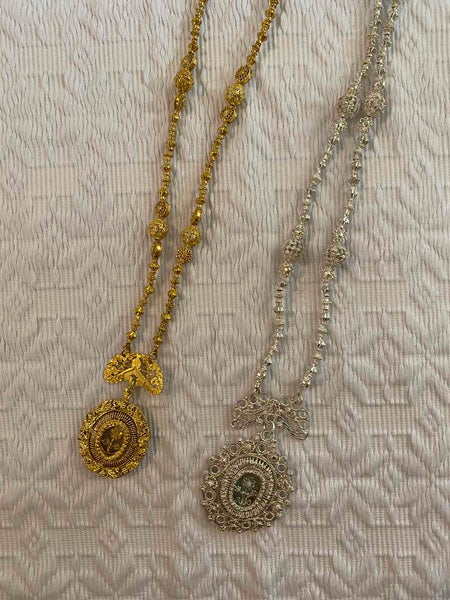 Tambourine Necklace