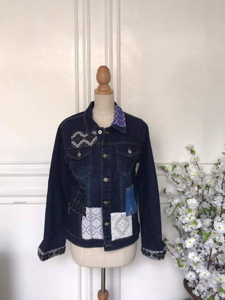 (m) - Denim Patch Jacket