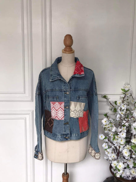 (m) - Denim Patch Jacket