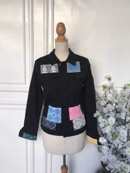 (s) - Denim Patch Jacket