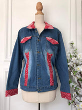 Load image into Gallery viewer, (xl) Red Denim Jacket
