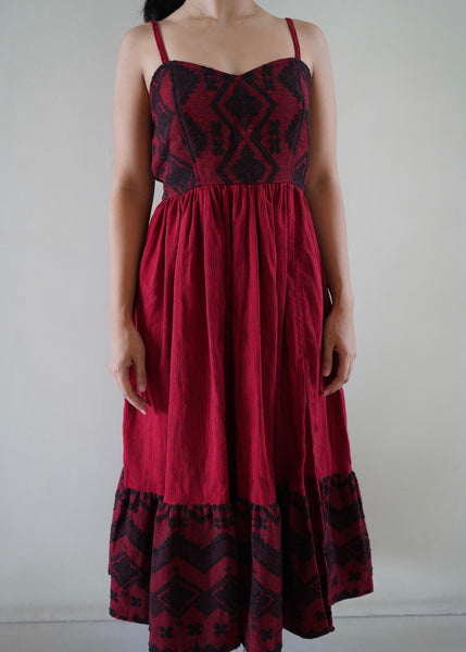 Lucia - wine red