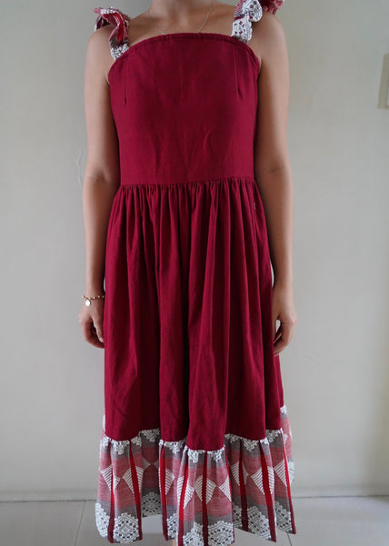 Amelia - dark red