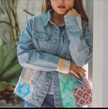 Load image into Gallery viewer, Denim Patch Jacket
