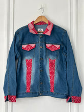 Load image into Gallery viewer, (xl) Red Denim Jacket
