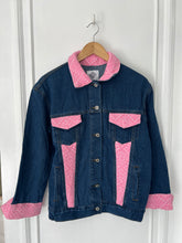 Load image into Gallery viewer, (s) Pink Denim Jacket
